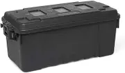 Plano Sportsman's Trunk - Medium, Storage Trunks, PLAT17, Charcoal, Trunk organizer,Heavy-duty trunk,Stackable trunk,Durable,Army trunk,Outdoor storage trunk,Garage trunk,Tool storage trunk
