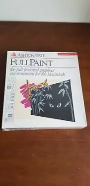 Ashton Tate FullPaint For Macintosh 512K XL Plau SE Vintage Computer Program