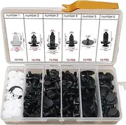 BIZOCA 1 Box 90 Pcs Mixed Auto Fastener Clip Body Push Retainer Pin Rivet Bumper Door Trim Panel Kit for Car Interior Trim Panel