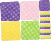 Gogogmee Versatile Nail Glue Remover Pads Soft Eye Makeup Remover Wipes Reusable Nail Polish Cleaning Sheets Multi Use Towelettes Gentle Design