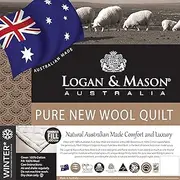 Logan & Mason Pure Wool Quilt, Double Bed Size