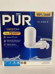 PUR Maxion Classic Faucet Filtration System White Finish FM-3333B BRAND NEW