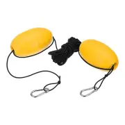 33FT Float Rope Tow Line, 1 Set Heavy Duty Buoy Ball Float Leash Black
