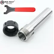 C25-ER25UM-200L Collet Chuck Holder CNC Extension Rod Straight Shank+1P Wrench