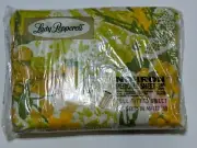 Vintage Lady Pepperell No Iron Percale Floral Full Fitted Sheet NWT