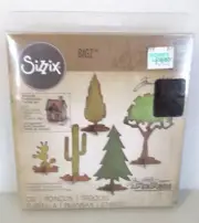 NEW! Tim Holtz Village Landscape BIGZ Die 661813 2016 Discontinued Tree Sizzix