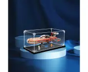 Display King - Acrylic display case with screw for LEGO(R) Luke Skywalker's Landspeeder 75341 - no theme background