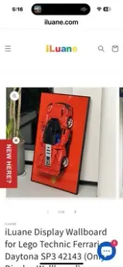 (Only Display Wallboard) for Lego Technic Ferrari Daytona SP3 42143