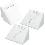 12pc Earring Jewelry Display Set White Mini Display Set White Pendant Set Lot of
