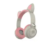E35 Luminous Bluetooth Headset Cat Ear Wireless Music Gaming Earphone with Advanced 40mm Speakers for Computer Notebook