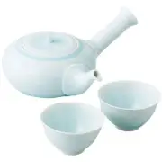 Elegant and elegant teapot and teacup set with changing blue gradations Teapot 3