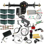 1000W 1500W Differential Motor Rear Axle Kit Tyre Wheel Assembly for Go Kart ATV