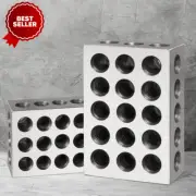 1-2-3 Ultra Precision Machinist Blocks Set 23-Hole Matched Pair 0.0002in Accurac