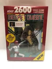 Secret Quest - Atari 2600 - Brand New Sealed- SIGNED By Nolan Bushnell