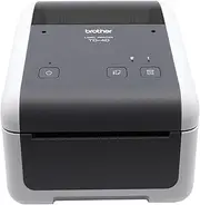 Brother TD4410D 4-inch Thermal Desktop Barcode and Label Printer, for Labels, Barcodes, Receipts and Tags, 203 dpi, 8 IPS, Standard USB and Serial