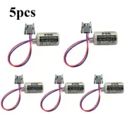 5PCS 1.8Ah FDK CR14250SE 1/2AA 3V PLC Battery For CNC Machine Tool Touch Screen