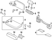 Genuine Nissan Track End Cap 88274-9BU1A