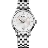 在飛比找PChome24h購物優惠-MIDO 美度 BARONCELLI 永恆系系真鑽機械女錶-