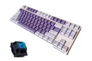 MoonParadise White Cherry MX Blue Uranus V80 No Backlit Wired Keyboard