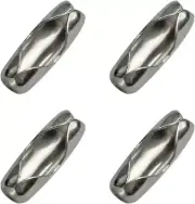 Ball Chain Connector Clasps 300 Pieces Number 3 Connectors Fits 2.4Mm Beaded Bal