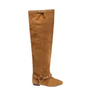 Isabel Marant Seliza Pointed-Toe Boots 36 COGNAC