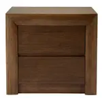 [Sleeping Giant] Bellambi Dark Messmate Bedside Table - 2 Drawer