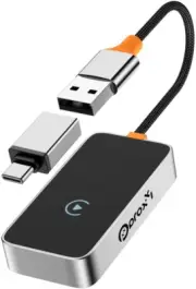 Wireless Carplay Adapter for Apple & Android Auto, Compact, Fast Connection