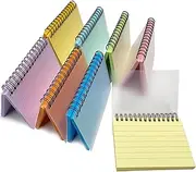 8 Packs Index Cards, Ruled Spiral Bound Revision Flash Record Cards Note Taking Paper - 8 Colors - 5x3 Inches each Index Cards