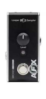 Fishman AFX Broken Record Looper/Sampler Electric Guitar Effects Pedal Black
