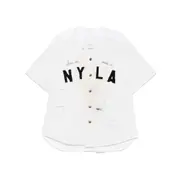 [Greg Lauren] Greg Lauren Painter Shirt III NUMERIC NEUTRALS