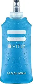 FITLY Soft Flask for Hydration Pack - Ideal for Running Hiking Cycling Climbing - Collapsible Water Bottle