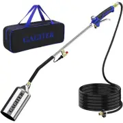 Propane Torch Weed Burner Kit,High Output 1,800,000 BTU with Storage Bag and ...