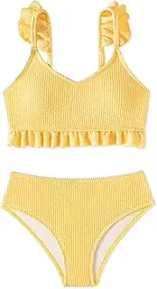 [Pottonroom] Girls Swimsuit, 2 Piece Bikini Bathing Swimwear 7-16Y