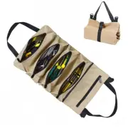 Tool pouch for men,Canvas Wrench Tool Roll Up Pouch,Multi-Purpose tool bags O...