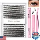 Lash Clusters Kit 280pcs DIY Lash Extension Kit Individual Eyelash Extension