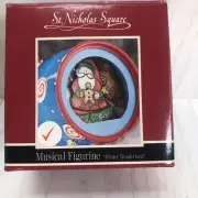 Rare St Nicholas Square Musical Figurine “Winter Wonderland” Christmas Vtg Gift