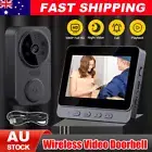 Wireless Video Door Bell Intercom System with 4.3" Monitor Smart Doorbell Camera