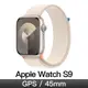Apple Watch S9 GPS 45mm 星光鋁/星光運動錶環(MR983TA/A)