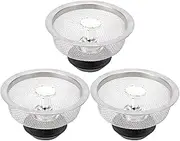 Beekeg Set of 3, Diameter 83 mm, Sink Strainer Basket, Plug Strainer, Blanco Strainer Basket, Blanco Sink Accessories, Strainer Basket, Sink Drain Plug