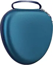 Fintie Hard Case for AirPods Max Headphone, Replacement Protective Travel Carrying Storage Bag with Auto Wake/Sleep for AirPods Max (Navy Blue)