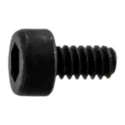 1.6mm-0.35 x 3mm Black Oxide Knurled Hex Socket Cap Screws (30 pcs.)