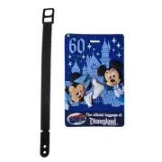 Disney 60th Anniversary Mickey Mouse & Minnie Mouse Luggage Tag