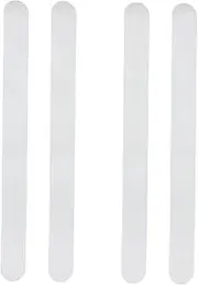 GAROZATION 2sets Tennis Racket Grip Tape Protective Racket Tape TPU Tennis Racquet Protection Decorative 2pcs*2