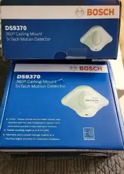 2 NEW BOSCH DS9370 360 DEGREE CEILING MOUNT TRITECH MOTION DETECTOR