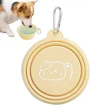 Dog Travel Folding Bowl | Dog Cat Water Bowls Travel-Friendly,Watering Feeding Dish Small Medium Large Pets Drinking Cup for Camping, Outing, Travelling