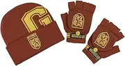 [Bioworld] Harry Potter Gryffindor Hat & Glove Mitt Combo Set, Black, One size