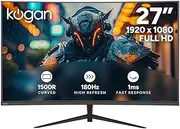 Kogan 27" Curved Full HD 180Hz 1ms FreeSync Gaming Monitor (1920 x 1080) - KAMN27F18WA - 27 Inch