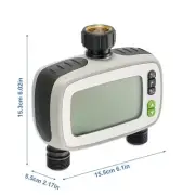 Dual Outlets Water Timers Controllers Ball Valve Tap Drip Irrigation Sprinker AU