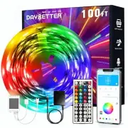 LED Strip Lights 100ft, Smart Light with App Remote Control, RGB LED 100FT