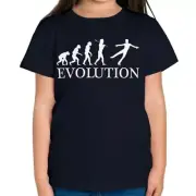 FIGURE SKATER EVOLUTION OF MAN KIDS T-SHIRT TEE TOP GIFT ICE SKATING